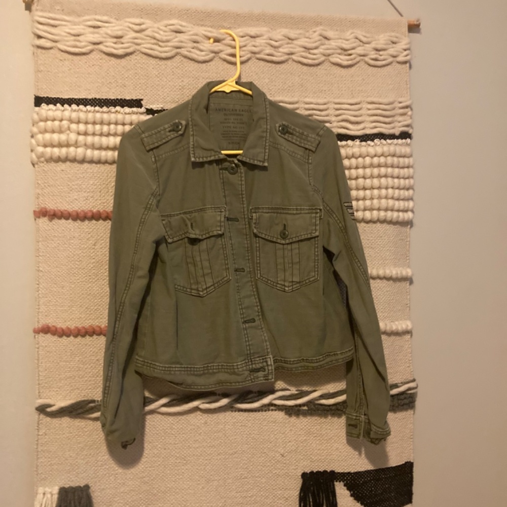 Army utility jacket button down - Picture 2 of 4